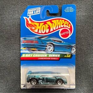 Hot Wheels X-Ray Cruiser Series Lamborghini Diablo - Teal 2 of 4